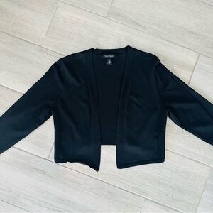 White House Black Market Classic Black Cardigan